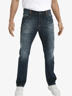Jan Vanderstorm Jeans<Herren Tiefbundjeans - JURIEN blau uni