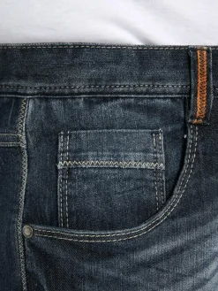 Jan Vanderstorm Jeans<Herren Tiefbundjeans - JURIEN blau uni