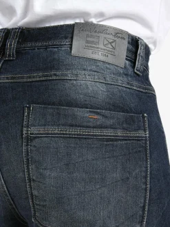 Jan Vanderstorm Jeans<Herren Tiefbundjeans - JURIEN blau uni