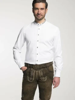 Spieth & Wenksy Hemden<Herren Trachtenhemd - Dustin grün uni