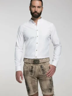 Spieth & Wenksy Hemden<Herren Trachtenhemden - Bauzing schwarz uni