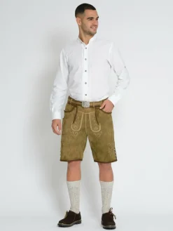 JCC Hosen<Herren Trachtenhose gelb uni