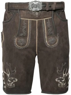 JCC Hosen<Herren Trachtenhose braun uni