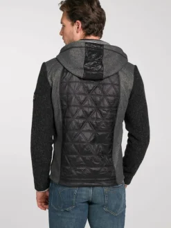 Spieth & Wenksy Pullover & Strickjacken<Herren Trachtenstrickjacke - Traunstein schwarz uni