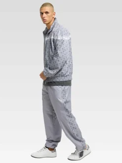 Herren Carlo Colucci Hosen|Sweatshirts & Sweatjacken>Herren Tracksuit mit Sweatjacke - Drazzer