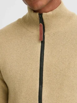 BLEND Pullover & Strickjacken<Herren Trainingsjacke - BHMFINDUS beige uni