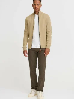 BLEND Pullover & Strickjacken<Herren Trainingsjacke - BHMFINDUS beige uni