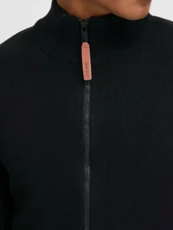 BLEND Pullover & Strickjacken<Herren Trainingsjacke - BHMFINDUS schwarz uni