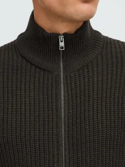 Solid Pullover & Strickjacken<Herren Trainingsjacke - SDARNO schwarz uni