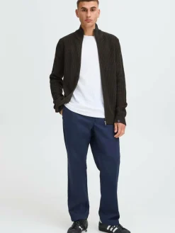 Solid Pullover & Strickjacken<Herren Trainingsjacke - SDARNO schwarz uni