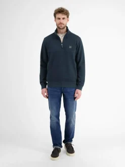 LERROS Pullover & Strickjacken<Herren Troyer marine uni