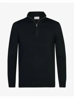 Profuomo Pullover & Strickjacken<Herren Troyer marine uni