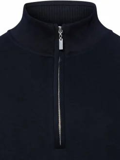 Nils Sundström Sweatshirts & Sweatjacken<Herren Troyer marine uni