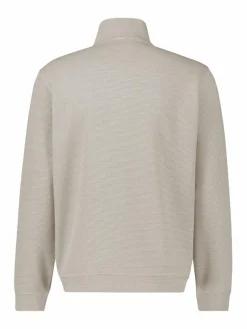 LERROS Sweatshirts & Sweatjacken<Herren Troyer weiß uni