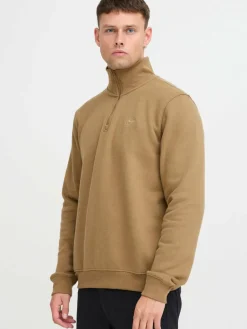 BLEND Sweatshirts & Sweatjacken<Herren Troyer - BHSweatshirt braun uni