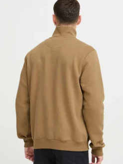 BLEND Sweatshirts & Sweatjacken<Herren Troyer - BHSweatshirt braun uni