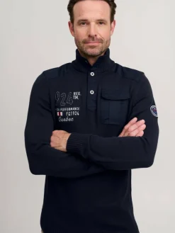 Herren FQ1924 Sweatshirts & Sweatjacken>Herren Troyer - FQErlong