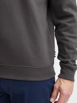 FQ1924 Pullover & Strickjacken<Herren Troyer - FQWilliam grau uni