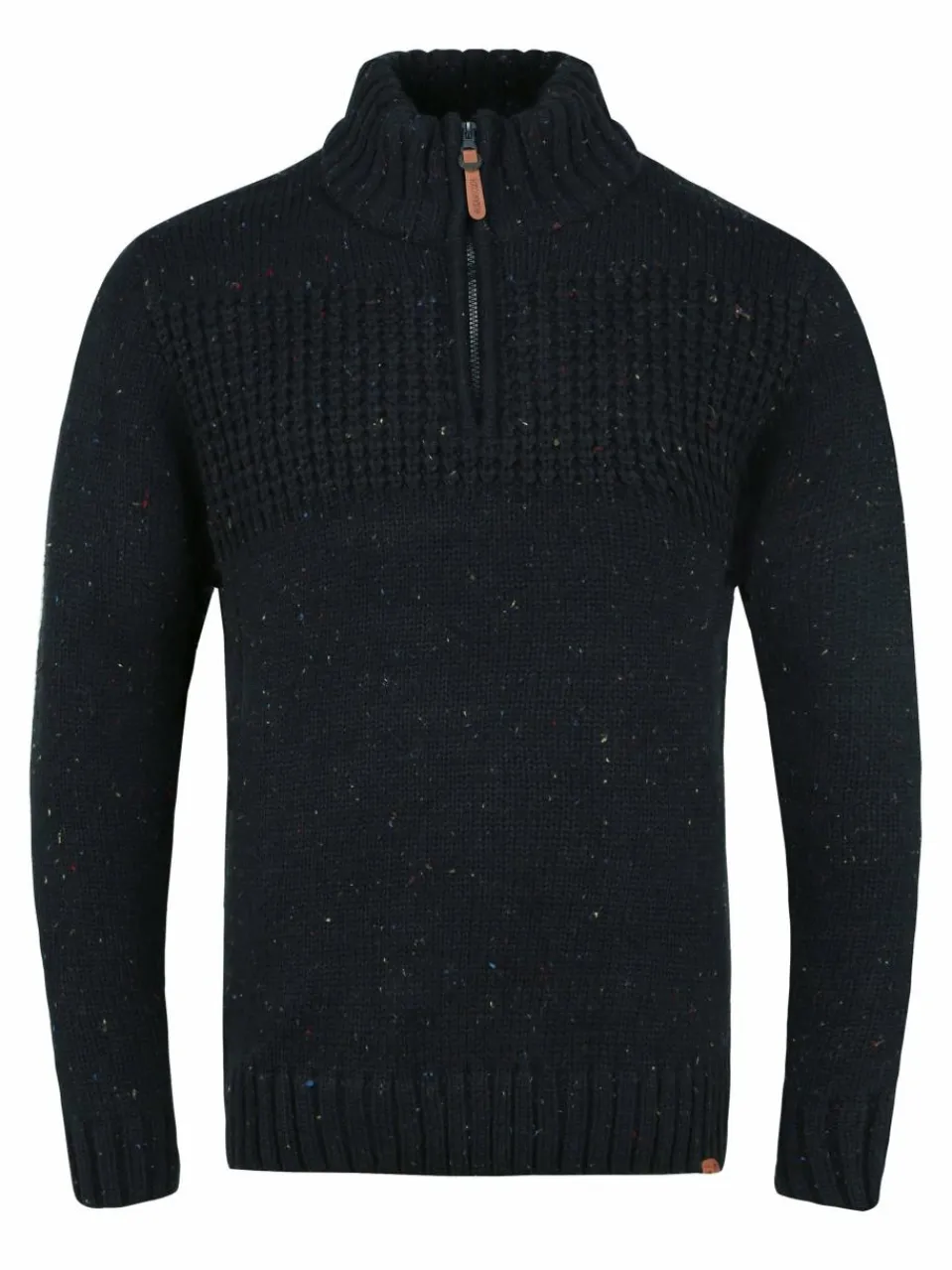 Indicode Pullover & Strickjacken<Herren Troyer - IDOslo schwarz uni