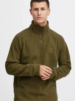 Indicode Sweatshirts & Sweatjacken<Herren Troyer - IDPierco braun uni