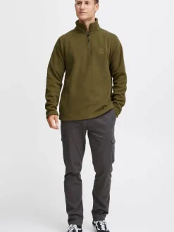 Indicode Sweatshirts & Sweatjacken<Herren Troyer - IDPierco braun uni