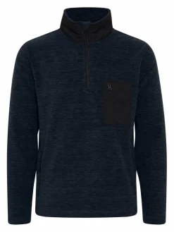 Indicode Sweatshirts & Sweatjacken<Herren Troyer - IDWimort blau meliert