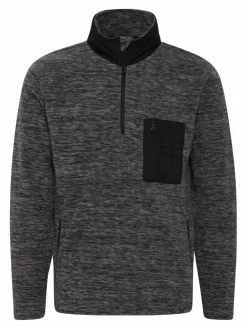 Indicode Sweatshirts & Sweatjacken<Herren Troyer - IDWimort schwarz meliert