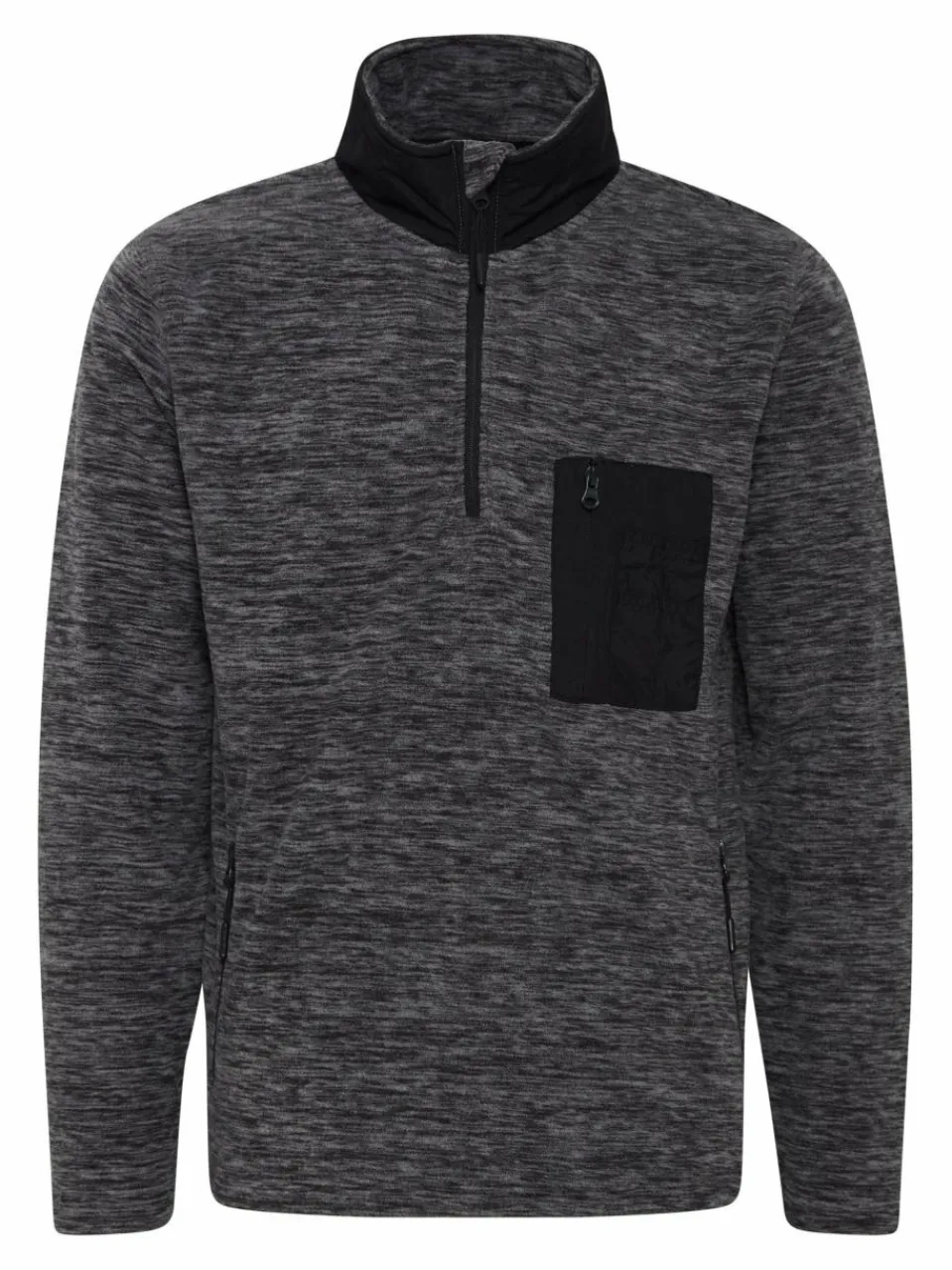 Indicode Sweatshirts & Sweatjacken<Herren Troyer - IDWimort schwarz meliert
