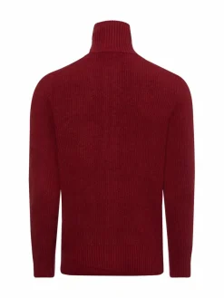 Drykorn Pullover & Strickjacken<Herren Troyer - Manuelo bordeaux uni