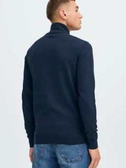 Solid Pullover & Strickjacken<Herren Troyer - SDAKANVIS blau uni