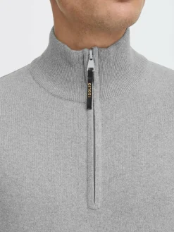 Solid Pullover & Strickjacken<Herren Troyer - SDAKANVIS grau uni