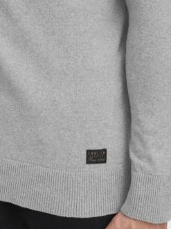 Solid Pullover & Strickjacken<Herren Troyer - SDAKANVIS grau uni