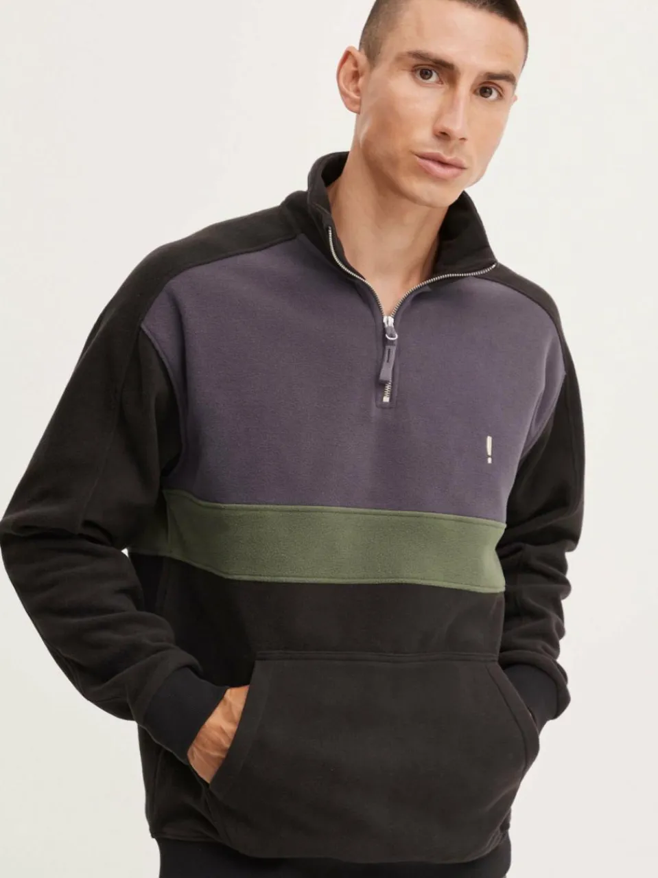 Herren Solid Sweatshirts & Sweatjacken>Herren Troyer - SDCarl