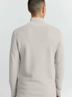 Solid Pullover & Strickjacken<Herren Troyer - SDValencia beige uni