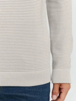 Solid Pullover & Strickjacken<Herren Troyer - SDValencia beige uni