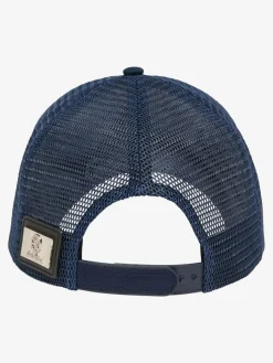 Carlo Colucci Mützen & Caps<Herren Trucker Cap - Deni blau gemustert