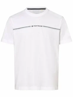 Tom Tailor Shirts<Herren T-Shirt weiß uni