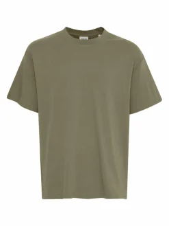 Solid Shirts<Herren T-Shirt grün uni