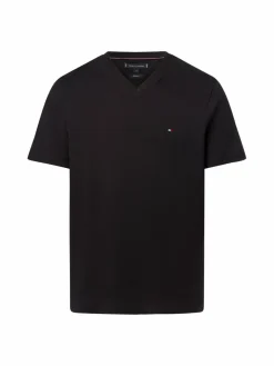 Tommy Hilfiger Shirts<Herren T-Shirt schwarz uni