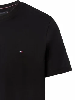 Tommy Hilfiger Shirts<Herren T-Shirt schwarz uni