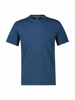 LERROS Shirts<Herren T-Shirt blau uni
