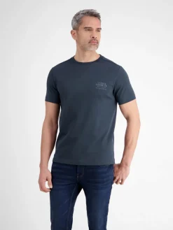 LERROS Shirts<Herren T-Shirt marine uni