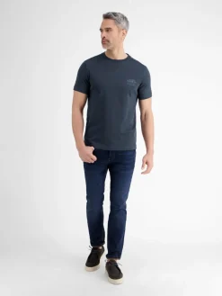 LERROS Shirts<Herren T-Shirt marine uni