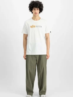 Alpha Industries Shirts<Herren T-Shirt weiß bedruckt