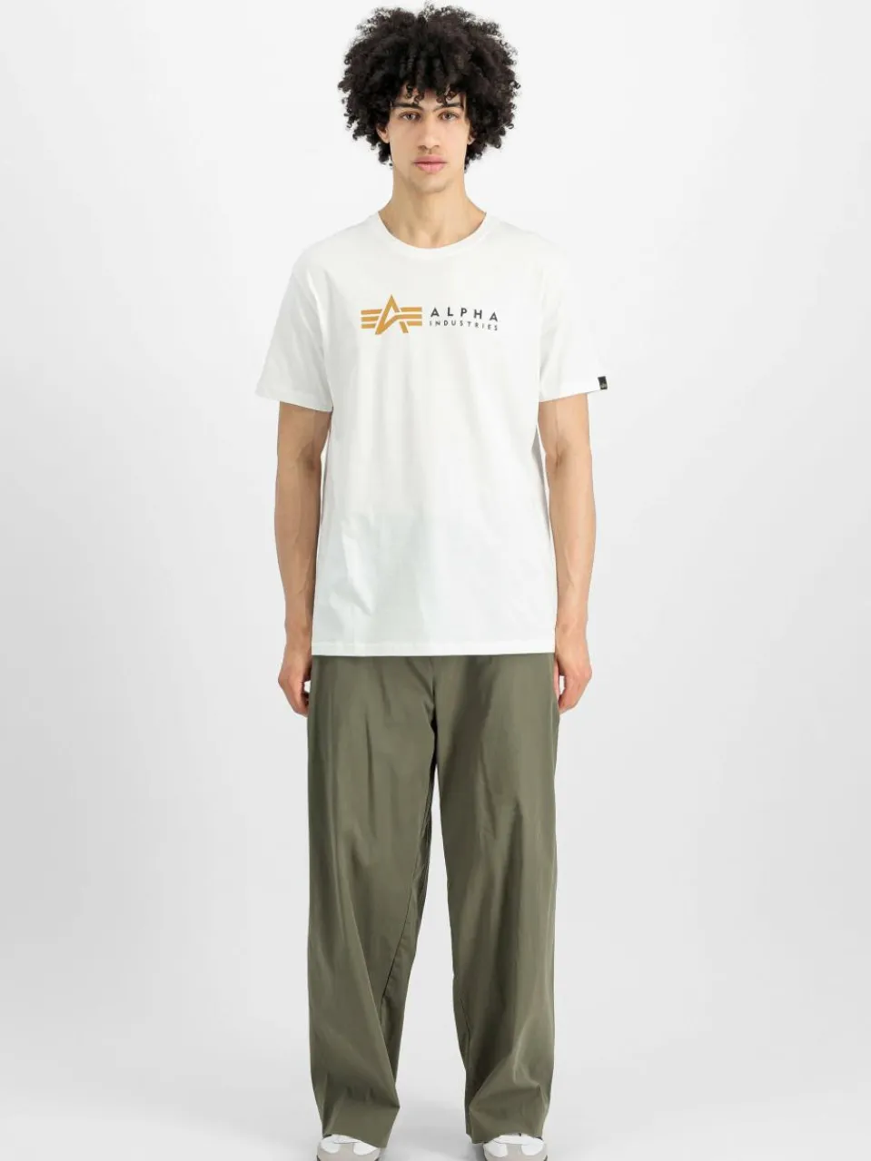 Alpha Industries Shirts<Herren T-Shirt weiß bedruckt
