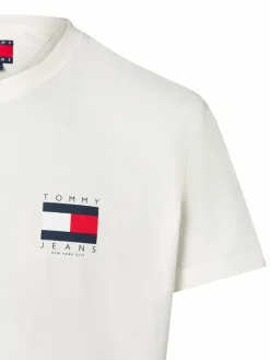 Tommy Jeans Shirts<Herren T-Shirt ecru bedruckt