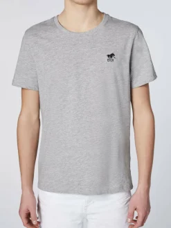 Polo Sylt Shirts<Herren T-Shirt hellgrau grau uni