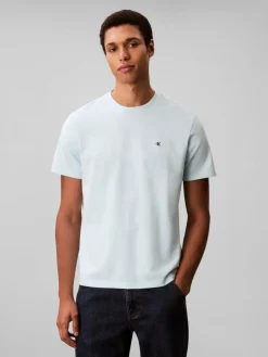 Calvin Klein Jeans Shirts<Herren T-Shirt hellblau uni