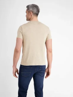 LERROS Shirts<Herren T-Shirt beige uni