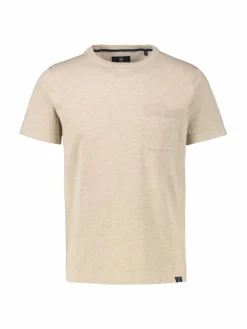 LERROS Shirts<Herren T-Shirt beige uni